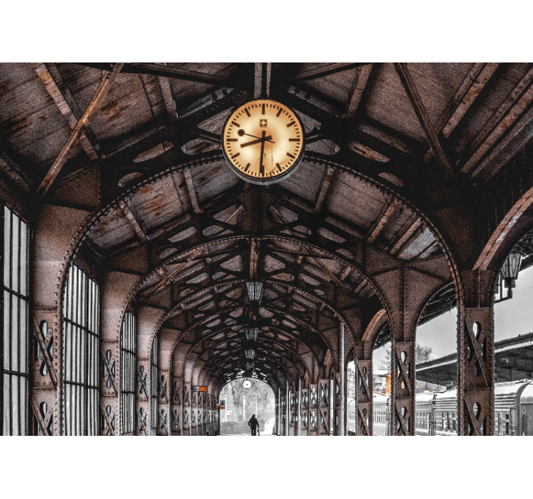 Clocked station archway fototapete mest in držav - TenStickers