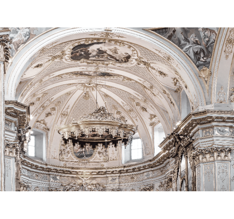 Ornate ceiling design fototapete klasične umetnosti - TenStickers