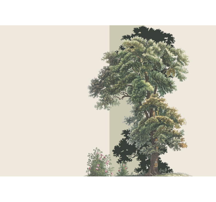 Colorful leafy scenery fototapete narava - TenStickers