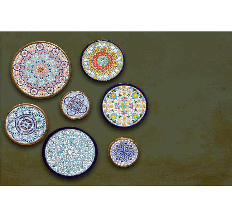 Intricate circular patterns fototapete z živalmi - TenStickers