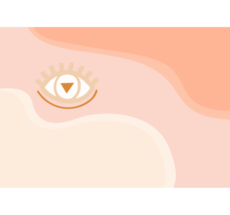 Stylized eye design abstraktni fototapeti - TenStickers