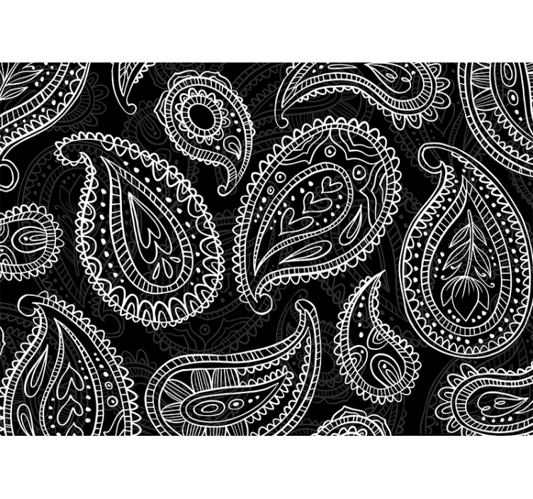 Intricate paisley patterns fototapete z vzorci in teksturami - TenStickers