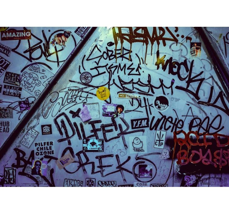 Grafiti stensko oblikovanje urbana umetnost stenska poslikava - TenStickers