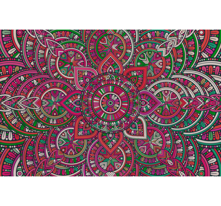 Boho mandala umetniške stenske fototapete - TenStickers