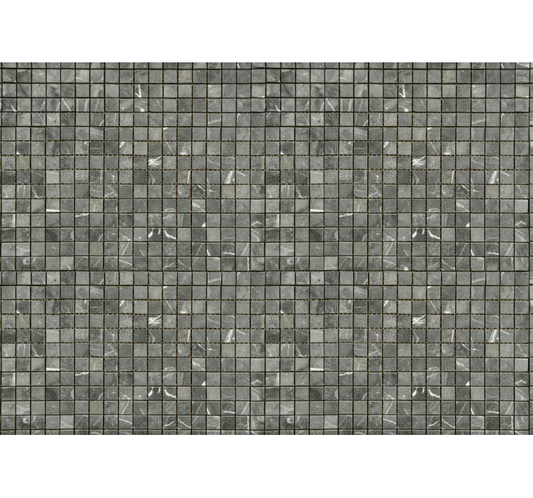 Črne ploščice Fototapete za kopalnico - TenStickers