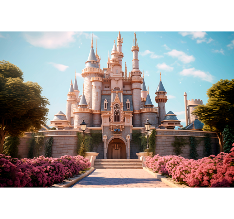Pokrajinska palača Fototapeta z fantastičnimi motivi - TenStickers