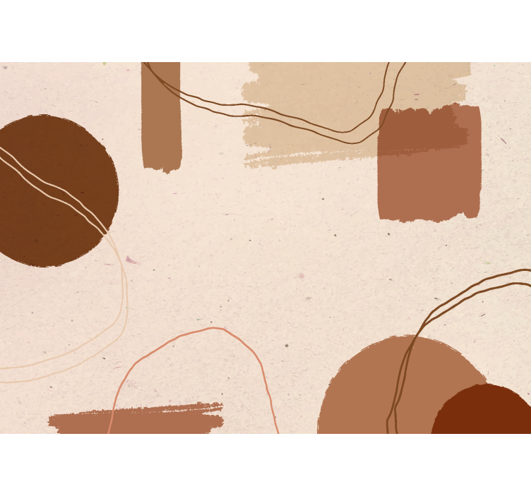 Abstraktno oblikovanje fototapeta terracotta - TenStickers