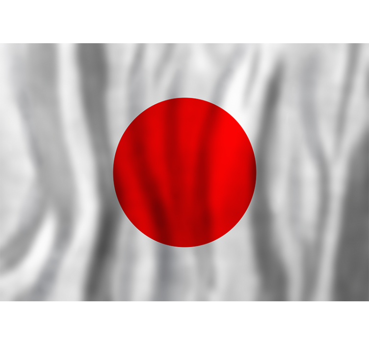 Japonska zastava Fototapete z drugimi mesti in državami - TenStickers