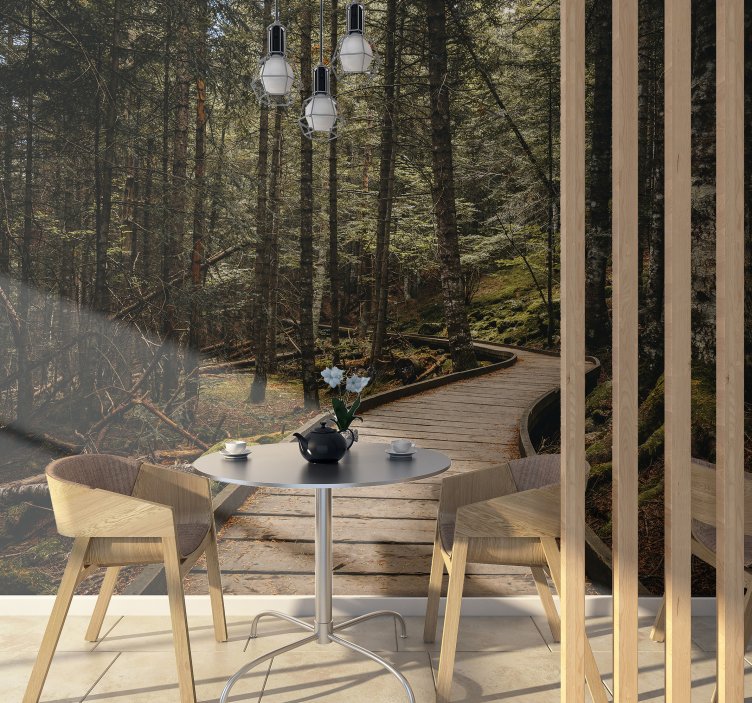 3d sled skozi stenski zidni stenski zid - TenStickers