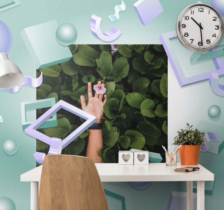 3d učinek fotomural s fotografijo - TenStickers