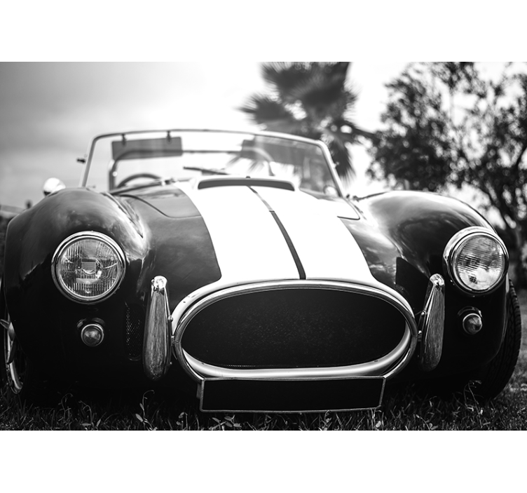 Vintage tapeta foto tapeta avtomobila - TenStickers