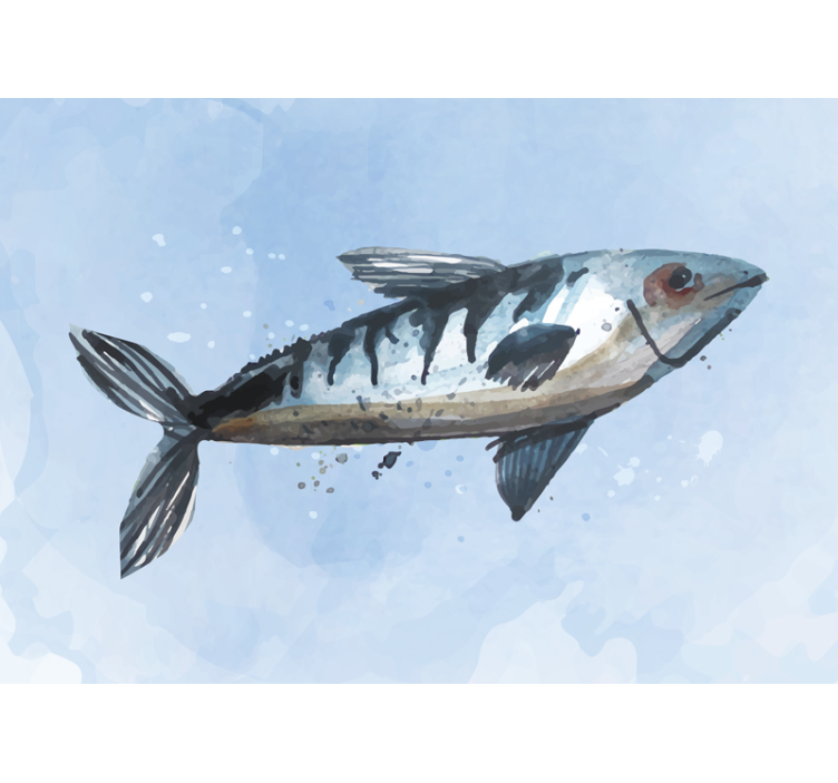 Abstraktni stenski fototapeta z morsko hrano - TenStickers