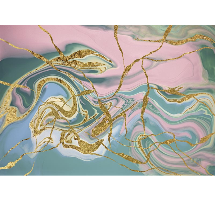 Fototapeta iz zlatega tiska iz marmorja - TenStickers