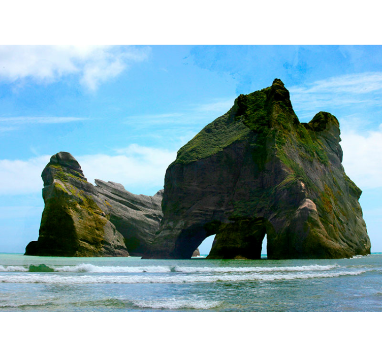 Fototapeta z gorami veličastne pokrajine - TenStickers