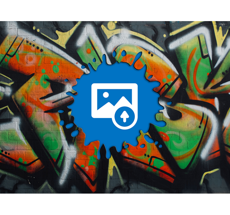 Grafitno tapeta s stensko poslikavo s fotografijami - TenStickers