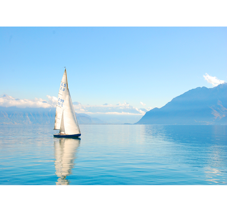 Sailing on water fototapete z morjem - TenStickers