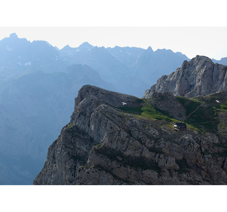 Veličasten gorski razgled Fototapeta z gorami - TenStickers