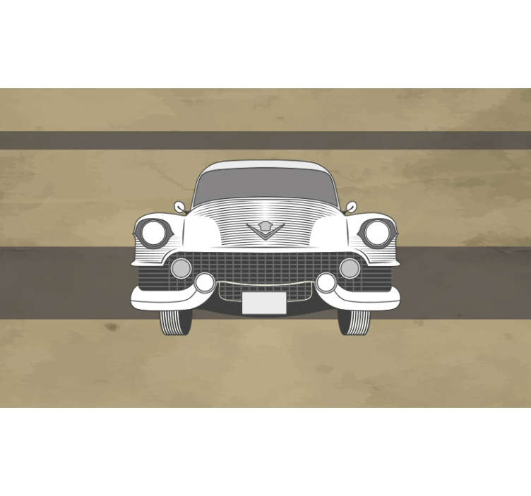 Razred 51 cadillac vintage stenske poslikave - TenStickers