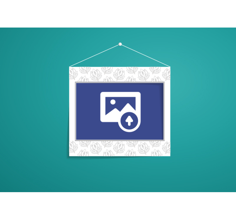 Cvetlični stenski okvir po naročilu stenska stena - TenStickers