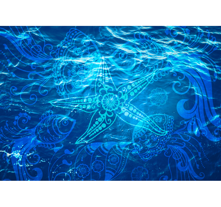 Ocean waves motif fototapete narava - TenStickers