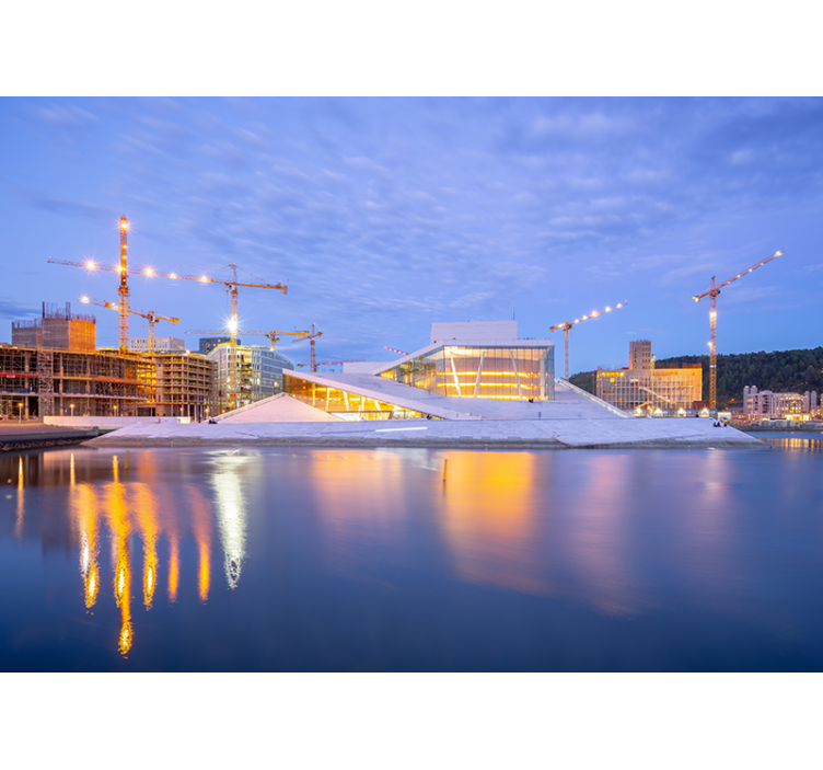 Moderna arhitekturna zasnova Fototapete mest in držav - TenStickers