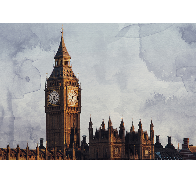 Stolp big ben Fototapete London - TenStickers