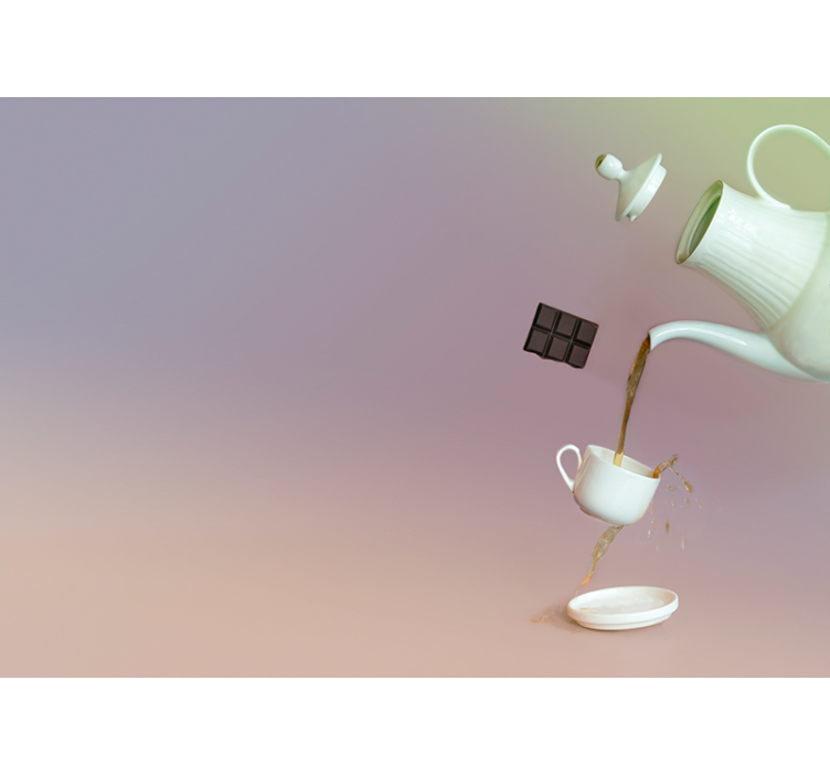 Trenutki lebdečega čaja Fototapete z glasbeno tematiko - TenStickers