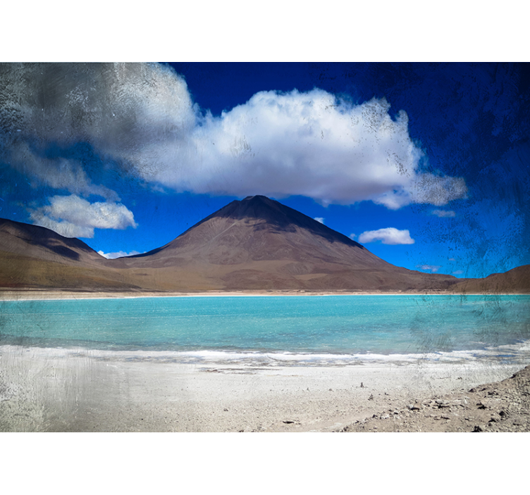 Perspektiva alpskega jezera Stenske poslikave - TenStickers