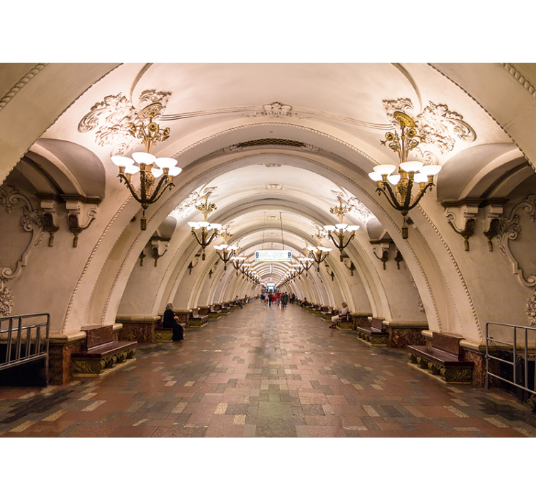 Veliki podzemni prehod Fototapete mest in držav - TenStickers