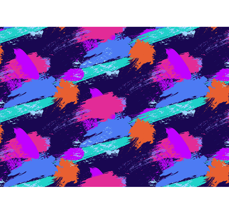 Colorful brush strokes abstraktni fototapeti - TenStickers