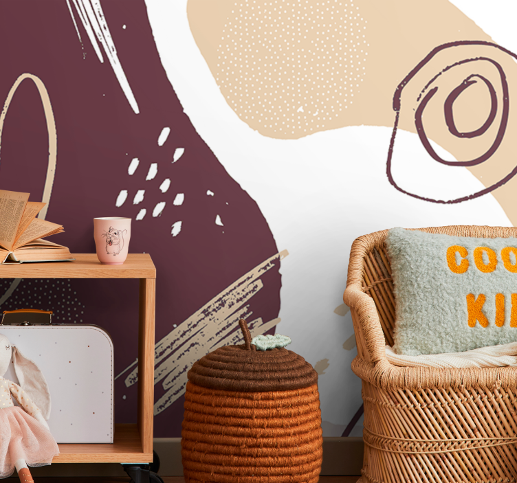 Abstraktne geometrijske oblike Abstraktni fototapeti - TenStickers