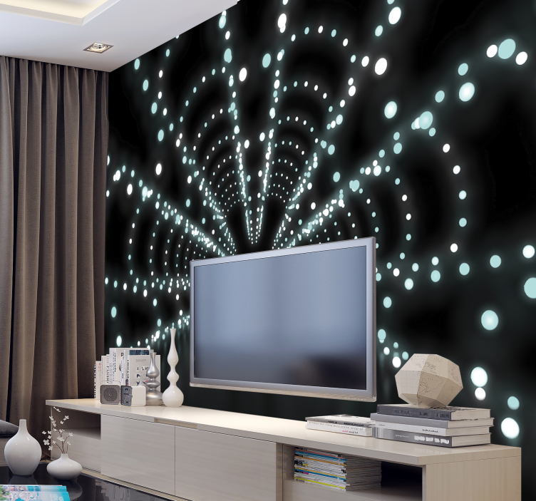 Abstraktni krogi stenski stenski steni - TenStickers