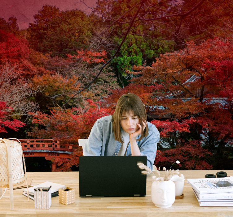 Autumn serenity fototapete narava - TenStickers