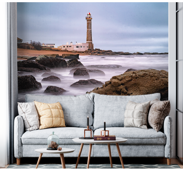 Coastal lighthouse view stenske poslikave - TenStickers