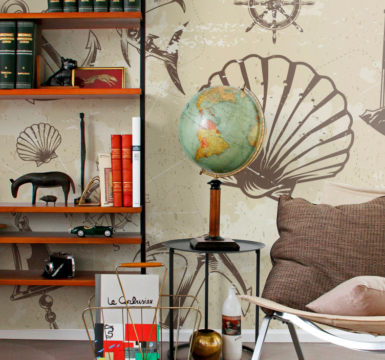 Coastal nautical elements fototapete mest in držav - TenStickers