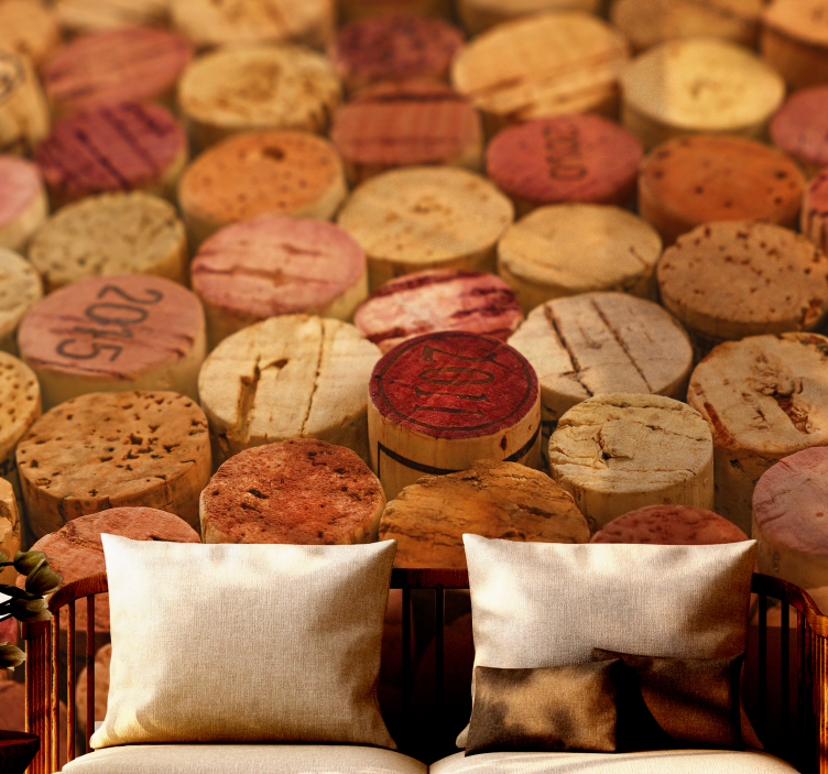 Cork collection patterns fototapete z vzorci in teksturami - TenStickers