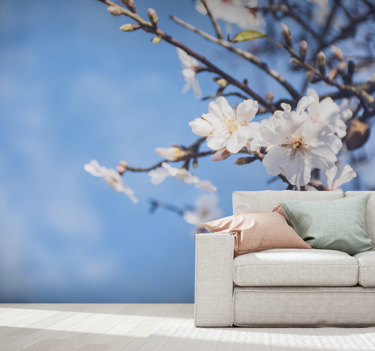 Cvetoče veje Fototapete cvetje - TenStickers