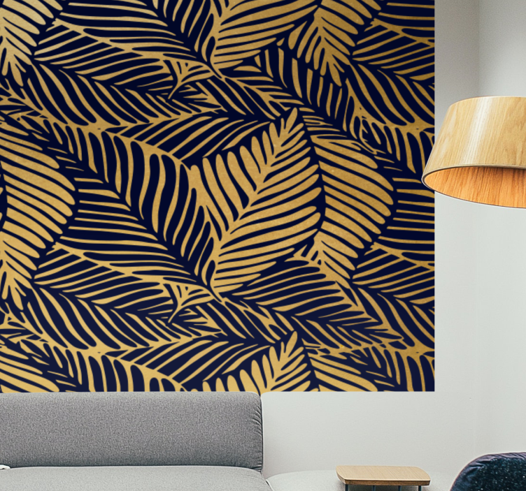 Detailed leaf patterns fototapete narava - TenStickers