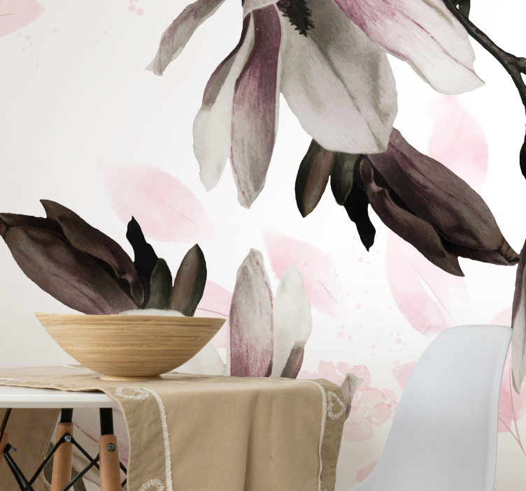 Elegant magnolia blooms fototapeta magnolija - TenStickers