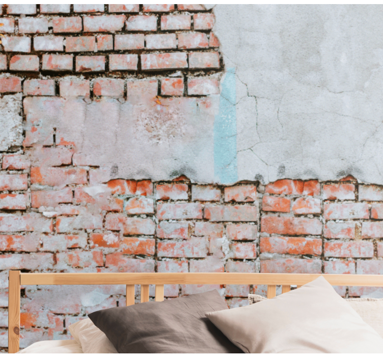 Exposed brick texture fototapete s kamnitim videzom - TenStickers