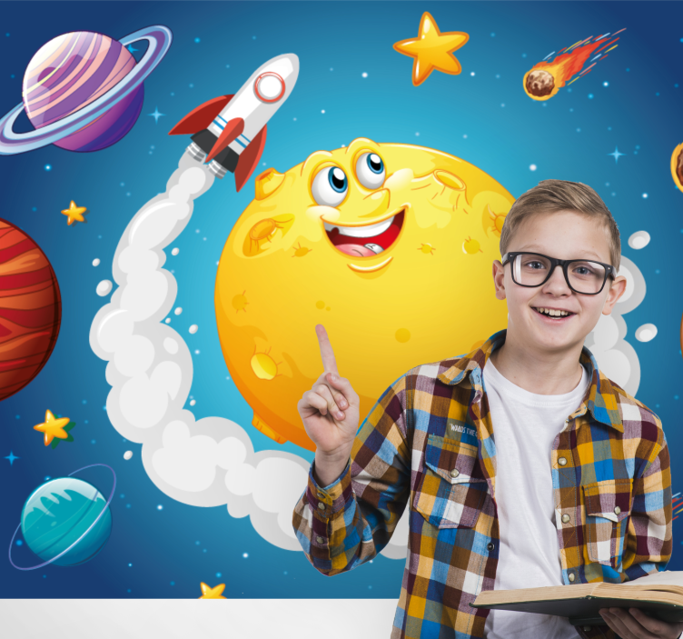 Fototapeta z motivi vesoljske pustolovščine - TenStickers