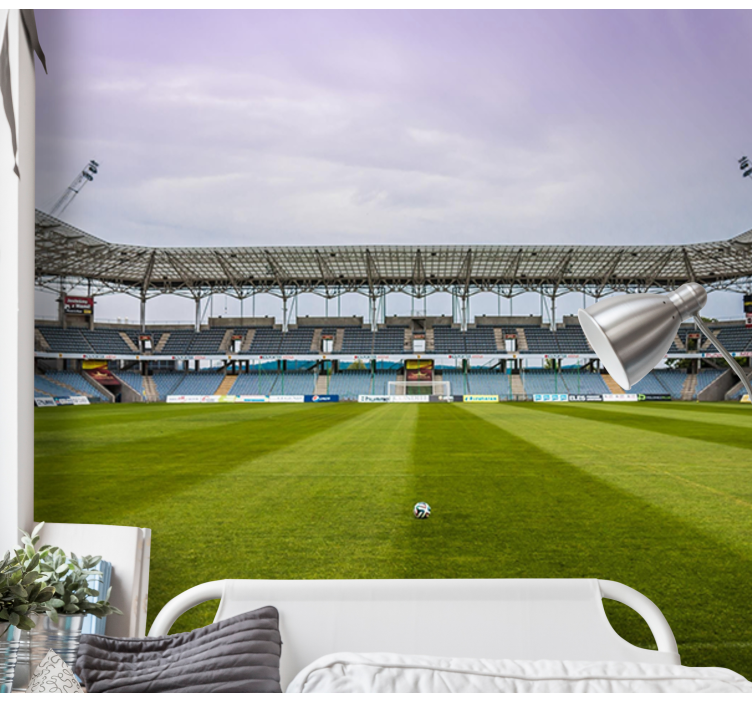 tapeta fototapeta za spalnico nogometnega igrišča - TenStickers