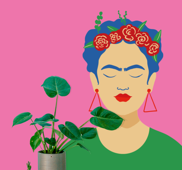 Frida kahlo pop art design urbana umetnost stenska poslikava - TenStickers