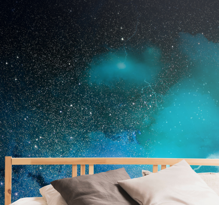 Galaxy nebula scene vesoljski fototapeti - TenStickers