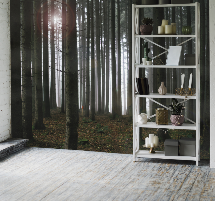 Gozdna krajinska stenska stena - TenStickers