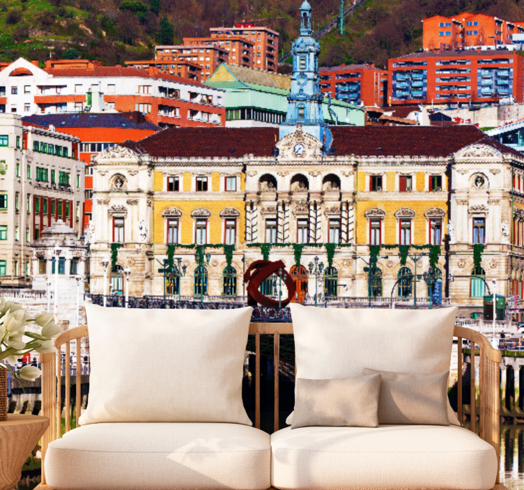 Historic bilbao architecture fototapete madrid - TenStickers