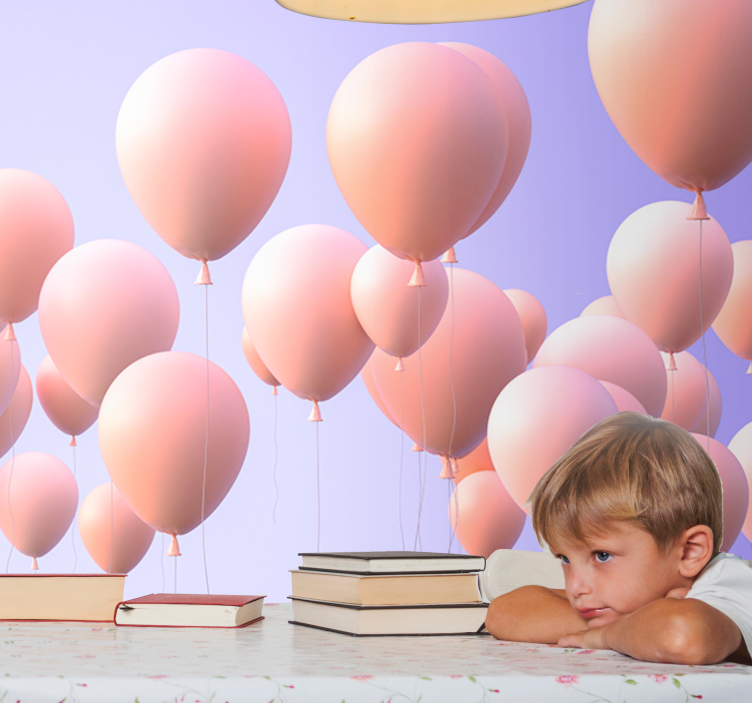 Joyful balloon moments fototapeta ljubezen - TenStickers