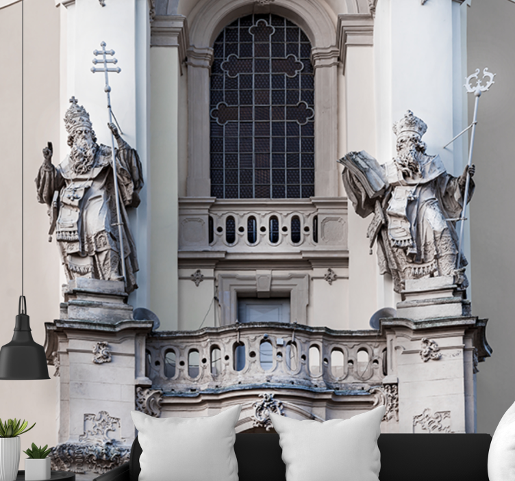 Klasična vrata optična iluzija 3d stenska poslikava - TenStickers