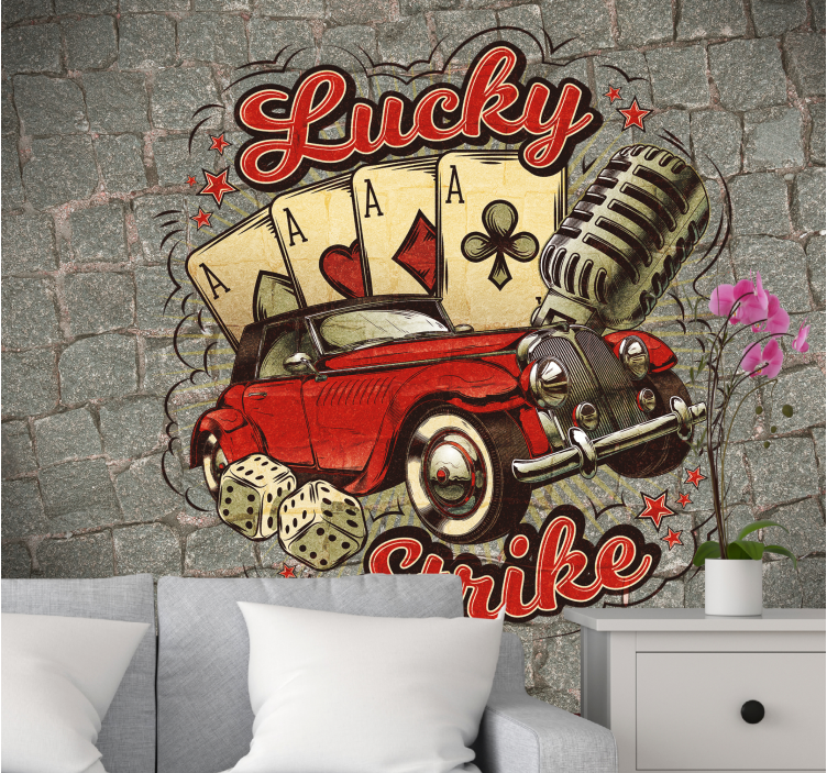 Lucky car graphics fototapeta z vozili - TenStickers