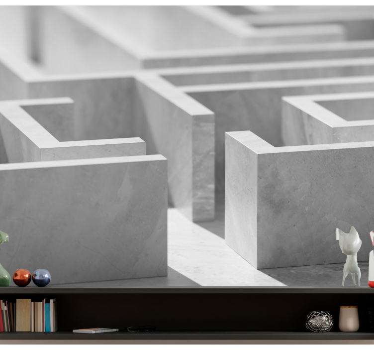 Maze structure details abstraktni fototapeti - TenStickers